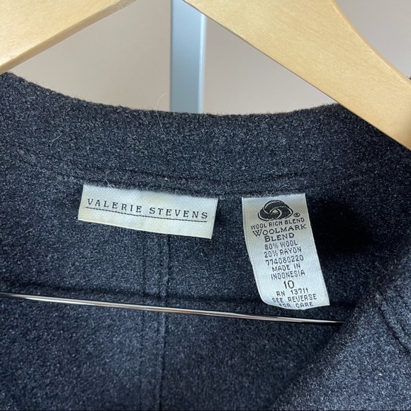 Vintage Valerie Steven’s Woolrich Size 10 Wool Blend Sweater Jacket Blazer - Picture 4 of 6